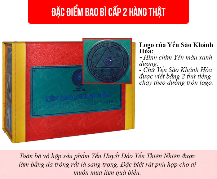 Yến hồng nguyên chiếc Khánh Hòa hộp 100g-Y007 ảnh1