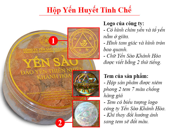 Yến hồng nguyên chiếc Khánh Hòa hộp 100g-Y007 ảnh4