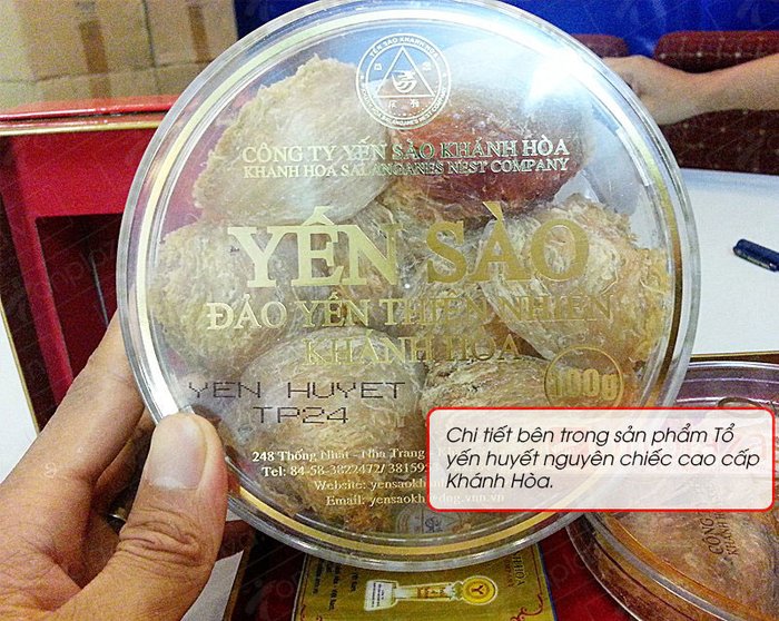 Yến hồng nguyên chiếc Khánh Hòa hộp 100g-Y007 ảnh6