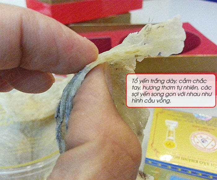 Mã Y010 Yến Khánh Hòa sơ chế hộp 50g TP3 (053) ANh 7