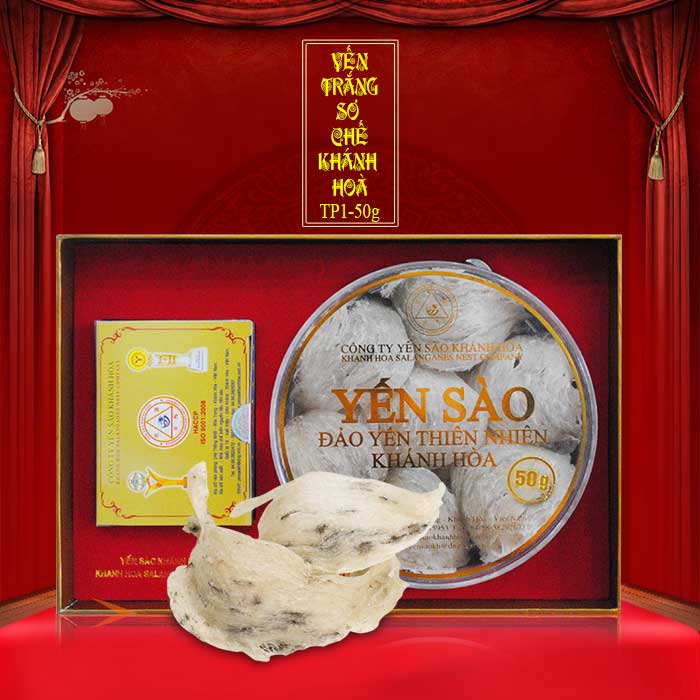 Yến nguyên tổ Khánh Hòa hộp 50g TP1 anh 1