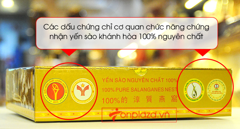 Quà biếu yến trắng tinh chế cao cấp Khánh Hòa hộp 50g (H015) Y013 6