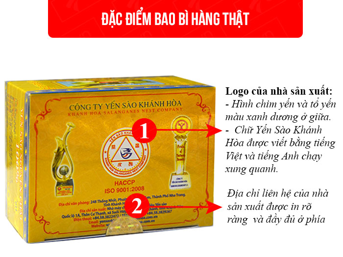 Yến trắng tinh chế Khánh Hòa hộp 5g Y015 a1
