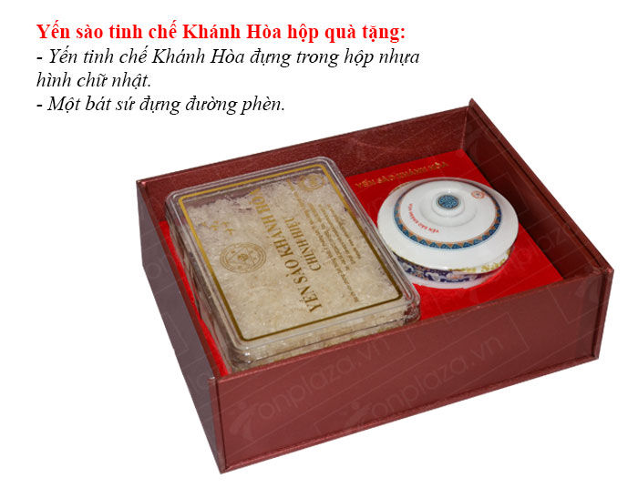 Yến trắng tinh chế hộp quà tặng 100g 02