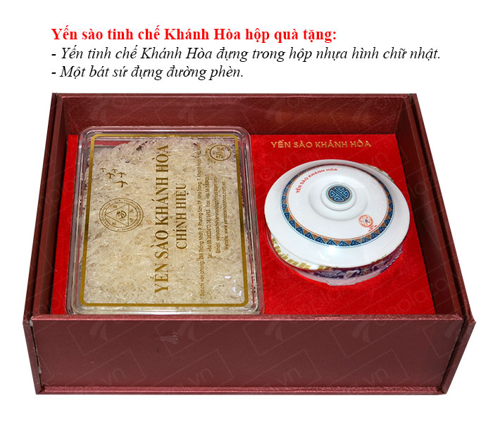  Yến trắng tinh chế hộp quà tặng 50g Y018 A2