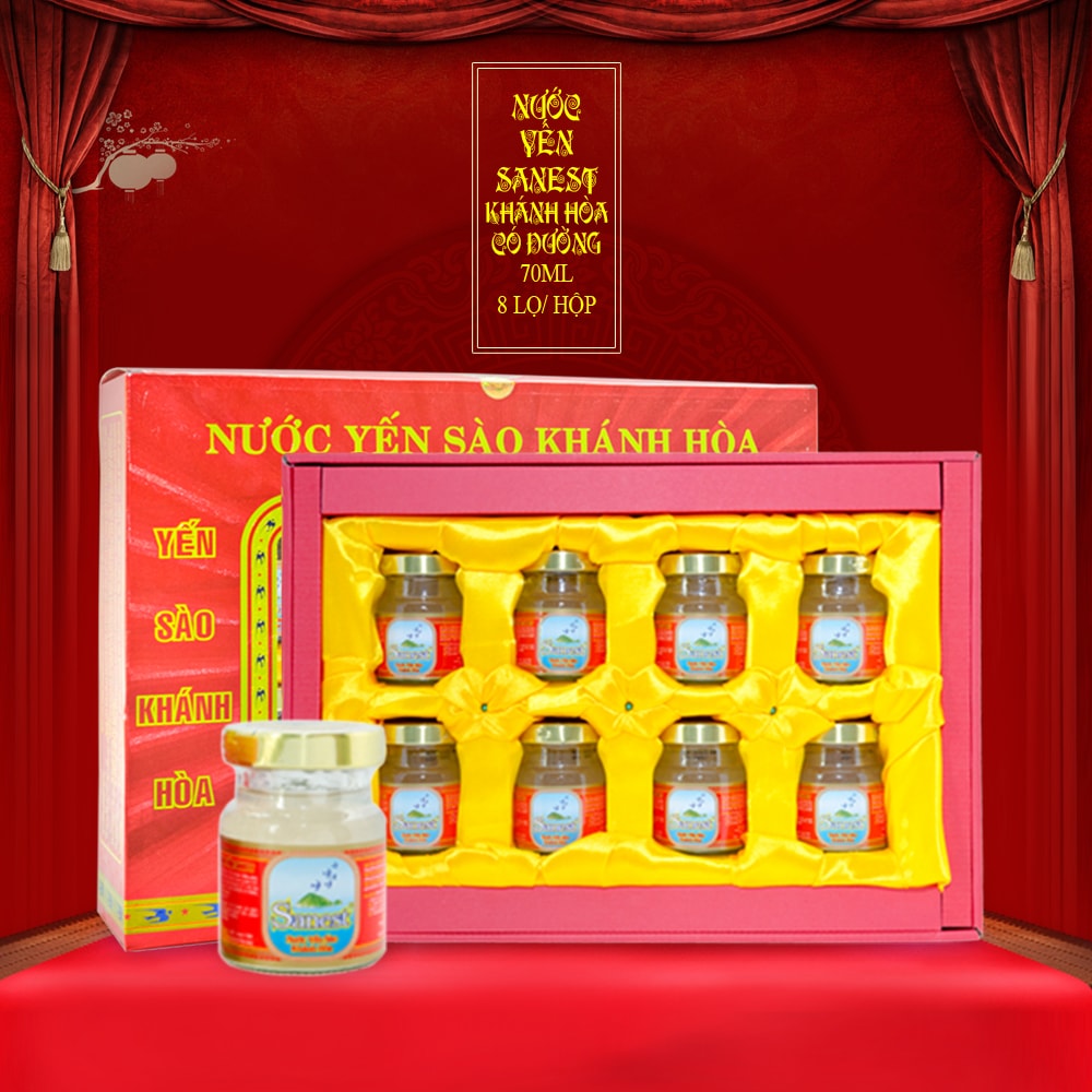 Nước yến sanest đường phèn 8lok