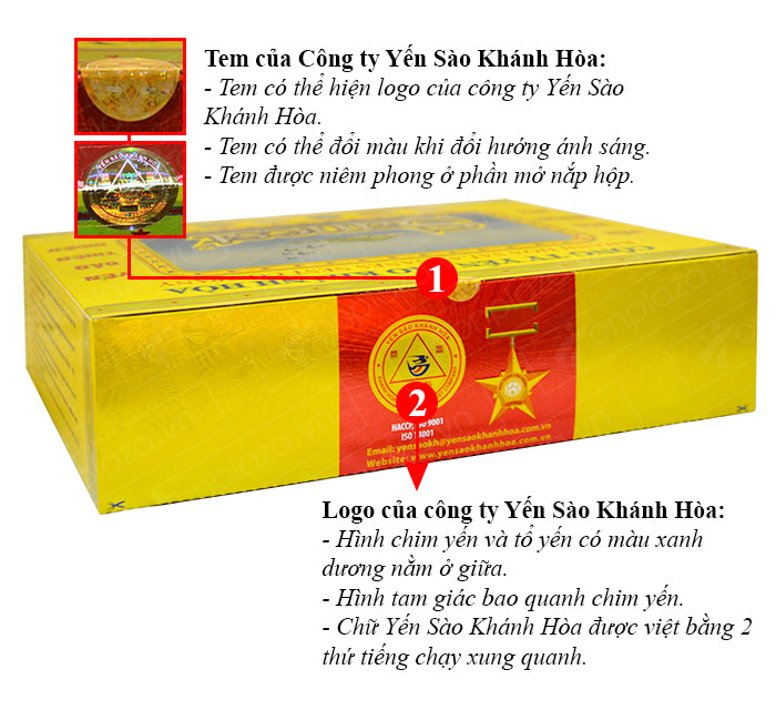 Hộp Nước yến sanest đường phèn 6 lọ - 1