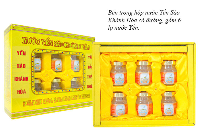 Hộp Nước yến sanest đường phèn 6 lọ - 3