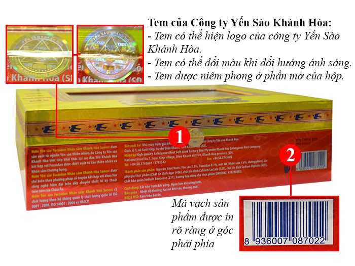 Nước yến sanest nhân sâm (6 lọ/h)-Y068 ảnh3
