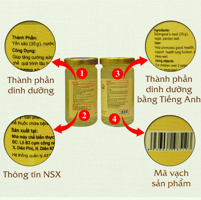 Nước yến Thái Hà chưng đường phèn -Y074 a8