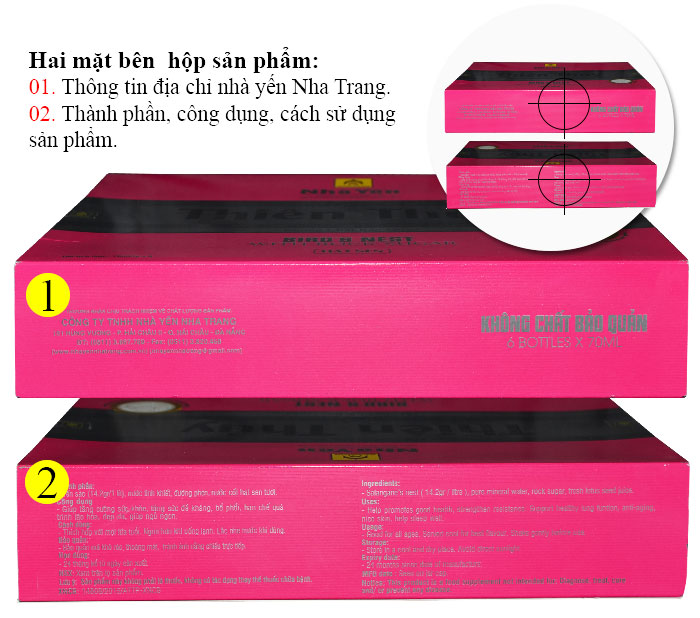 Nước yến sào Thiên Thủy có đường vị hạt sen loại 6 lọ-Y077 a5