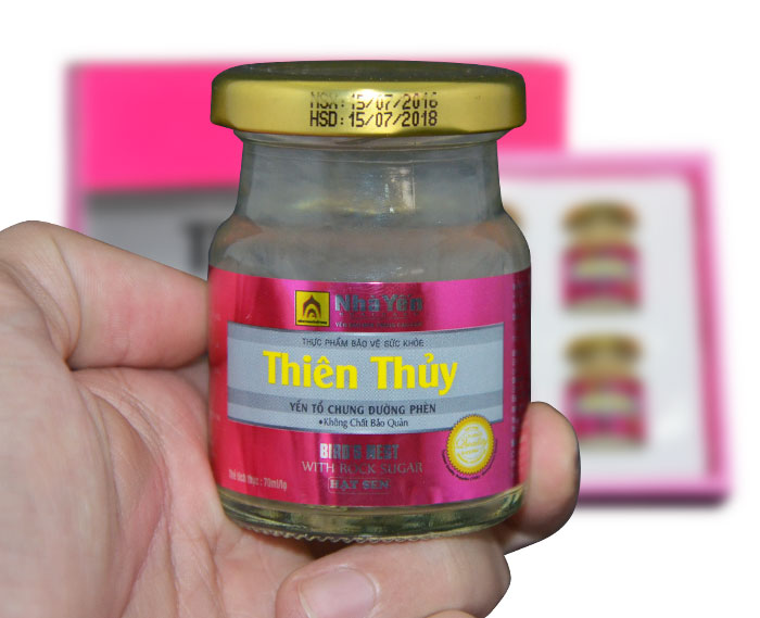 Nước yến sào Thiên Thủy có đường vị hạt sen loại 6 lọ-Y077 a7