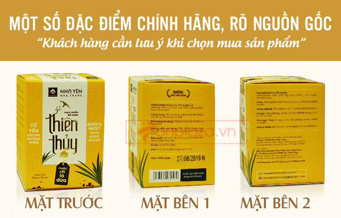 Nước yến thiên thủy có đường vị lá dứa Y079 a10