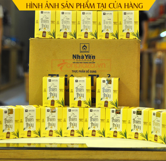 Nước yến sào Thiên Thủy không đường vị lá dứa loại 1 lọ-Y080 a7