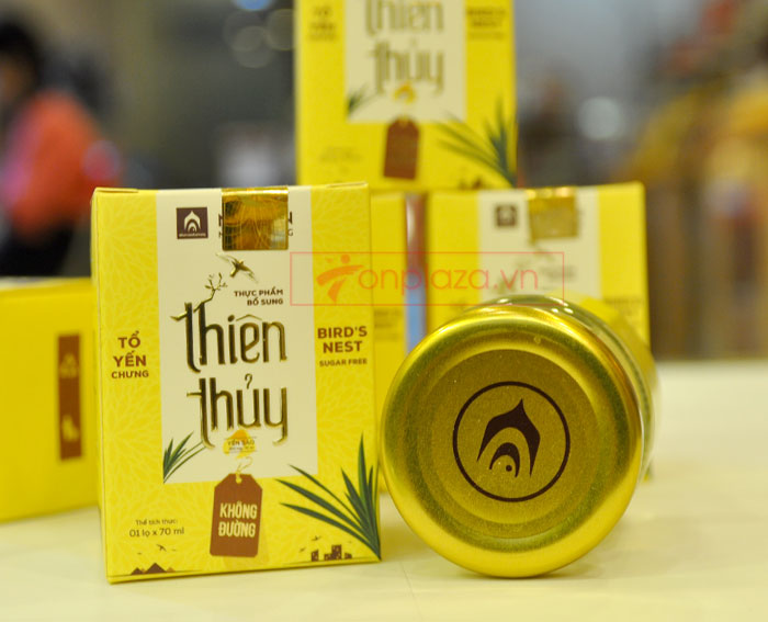 Nước yến sào Thiên Thủy không đường vị lá dứa loại 1 lọ-Y080 a9