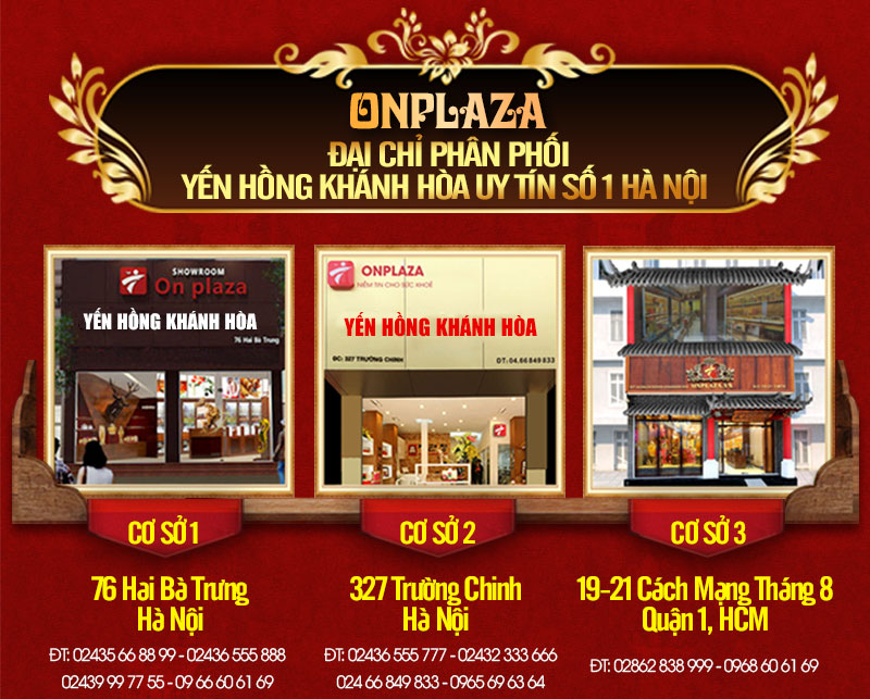 On Plaza – Đại lý phân phối yến Khánh Hòa, yến hồng Khánh Hòa lớn nhất
