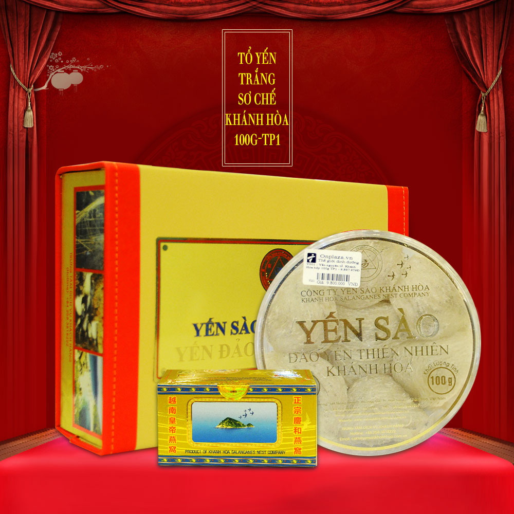 Yến nguyên tổ Khánh Hòa hộp 100g TP1-Y001 ảnh00